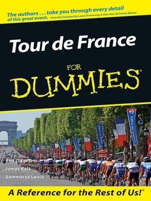 cover image of Tour De France For Dummies